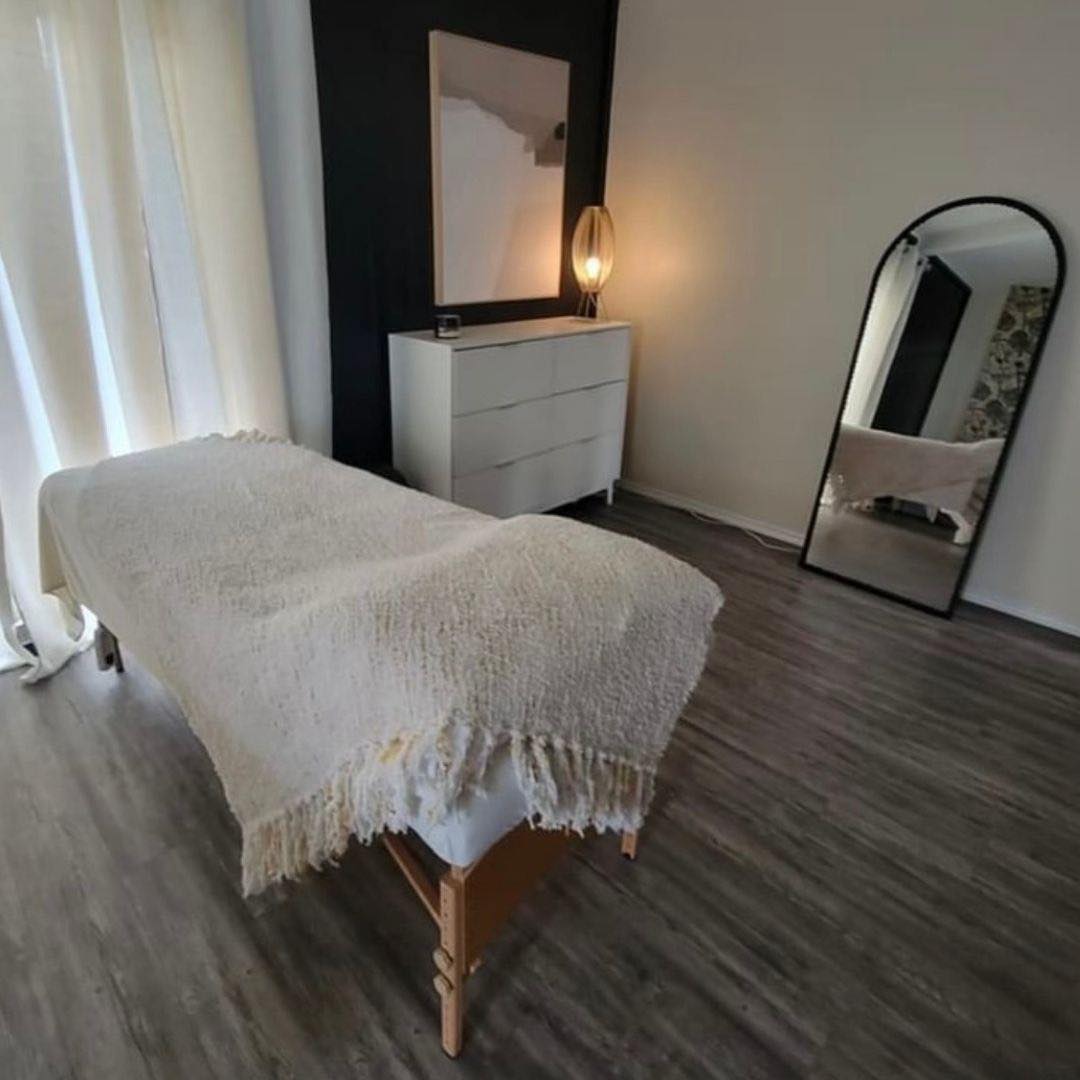 Private treatment room at MN Skincare Studio