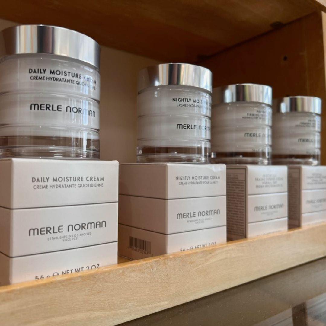 Merle Norman moisturizing skincare products